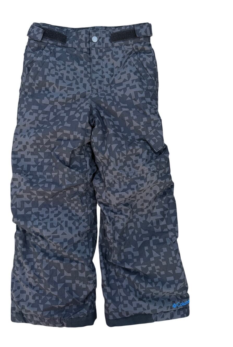 Columbia Youth Snow Pants - Black/Gray - Size S (8)